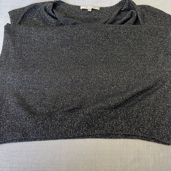 Evan Picone Party Holiday Dress. Black Gold Metalic Size L - Picture 9 of 9